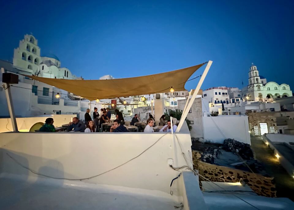 Romantic restaurant in Pyrgos.
