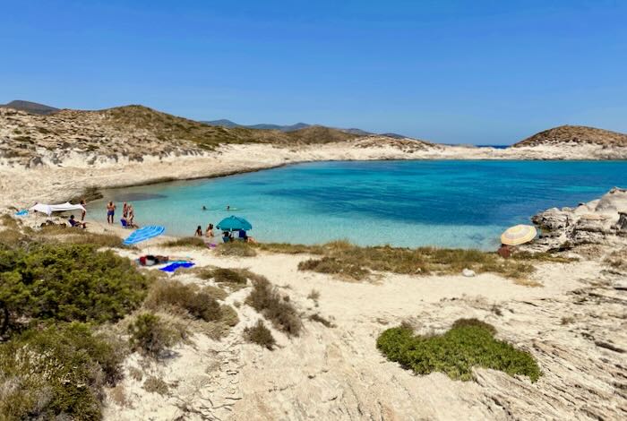Best beach in Antiparos.