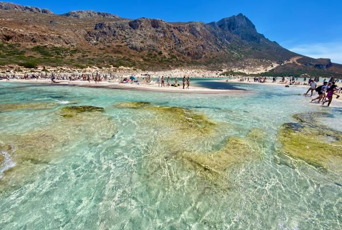 Beach in Crete.