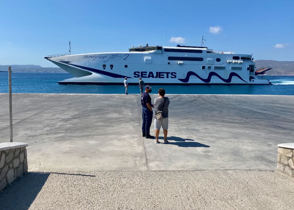 The ChampionJet 2 in Milos.