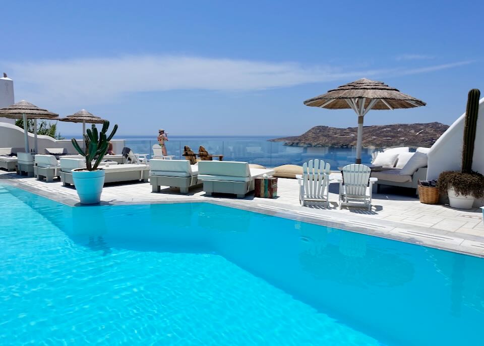 Elia beach hotel with a good vibe for couples.