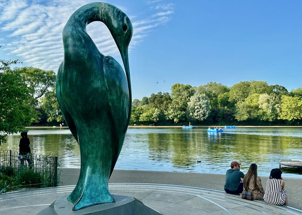 Serpentine Lake in Hyde Park.