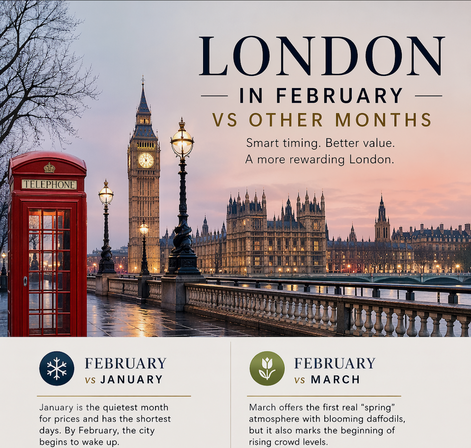 London in February