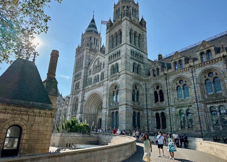 The Natural History Museum in South Kensington.