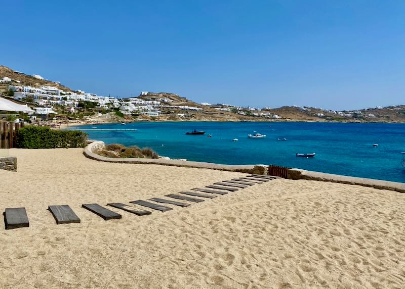 Mykonos beach resort for couples.