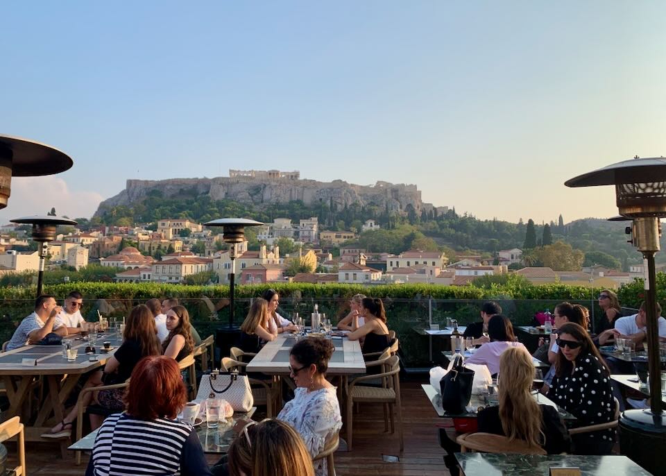 Athens in October.