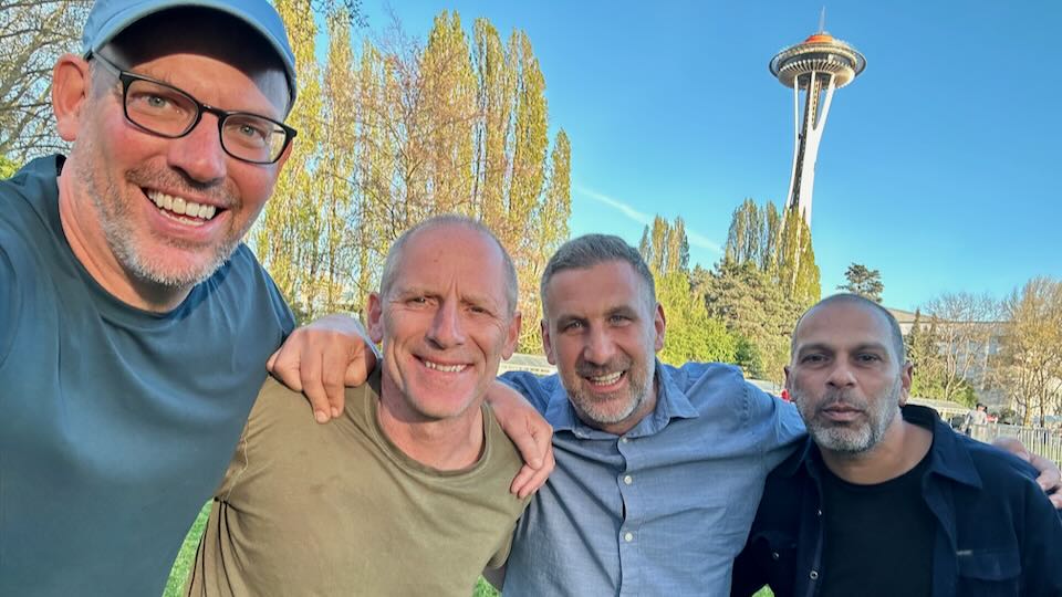 Santorini Dave and friends in Seattle.