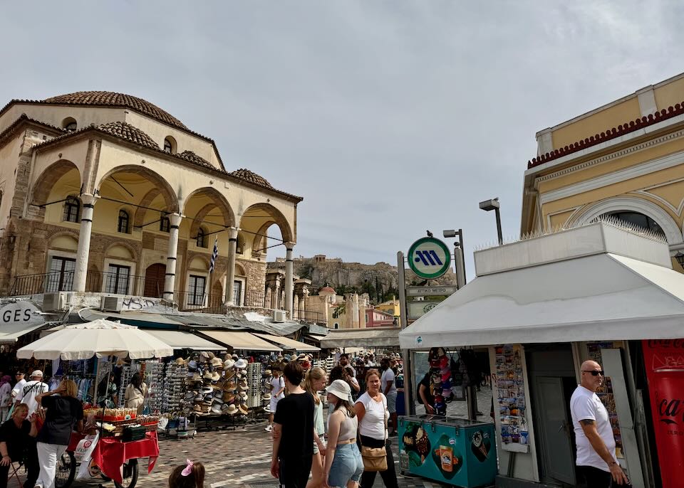 Athens in May.