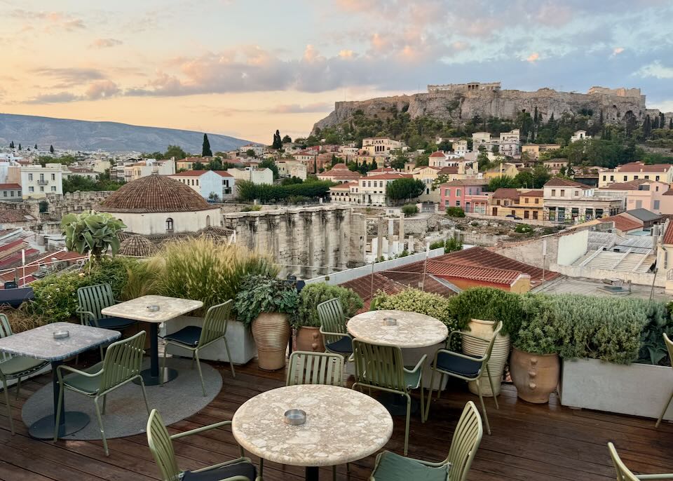 Our hotel in Monastiraki, Athens.