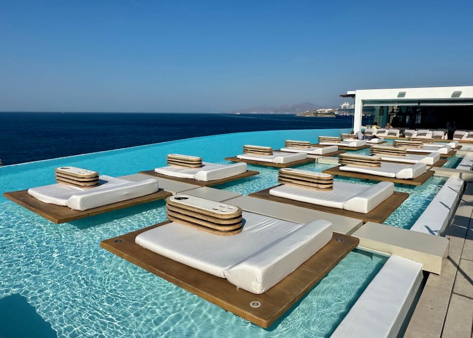 Cavo Tagoo hotel in Mykonos in October.