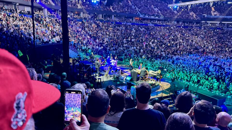 Bruce Springsteen in concert in Vancouver.