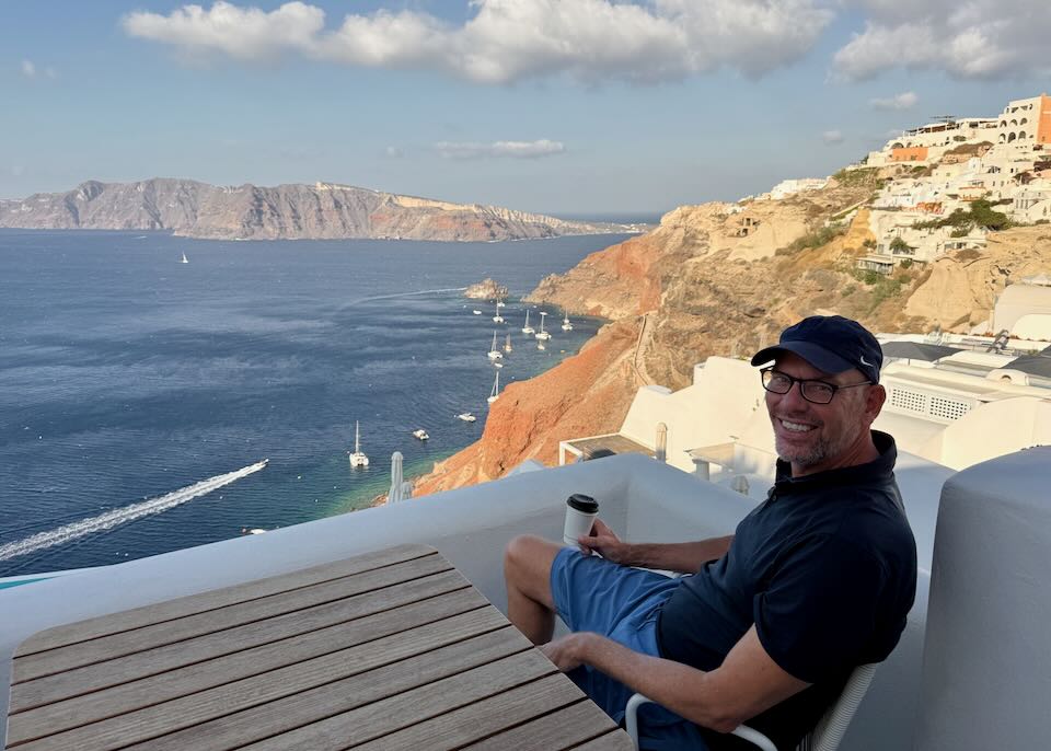 Santorini Dave in Oia, Santorini.