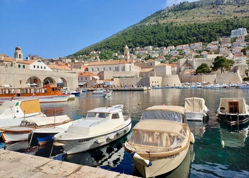 Old Town Port in Dubrovnik.