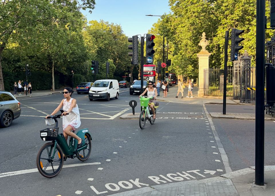 Bikers in London.