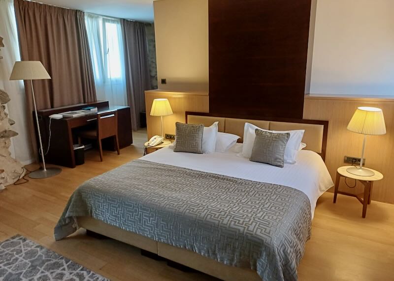 Our room at our hotel in Split. 