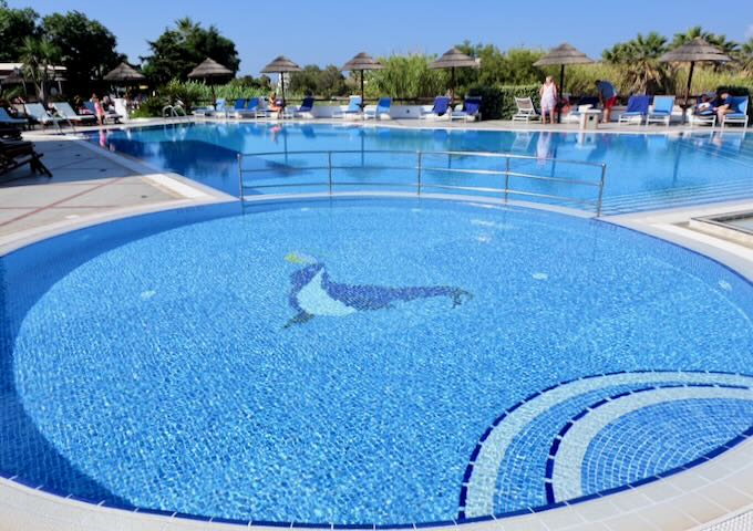 Pool at Naxos Resort in Naxos Town.