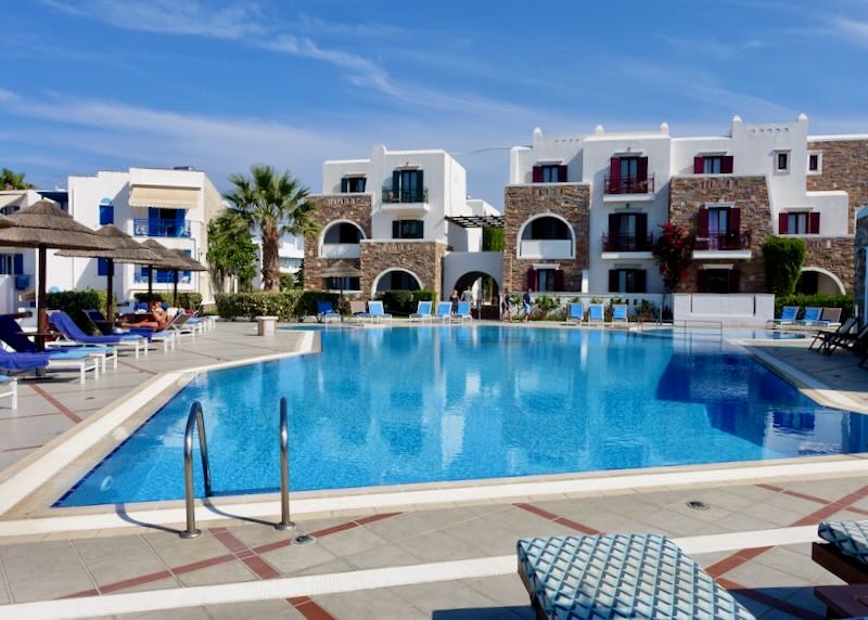 Naxos Resort near St George Beach.