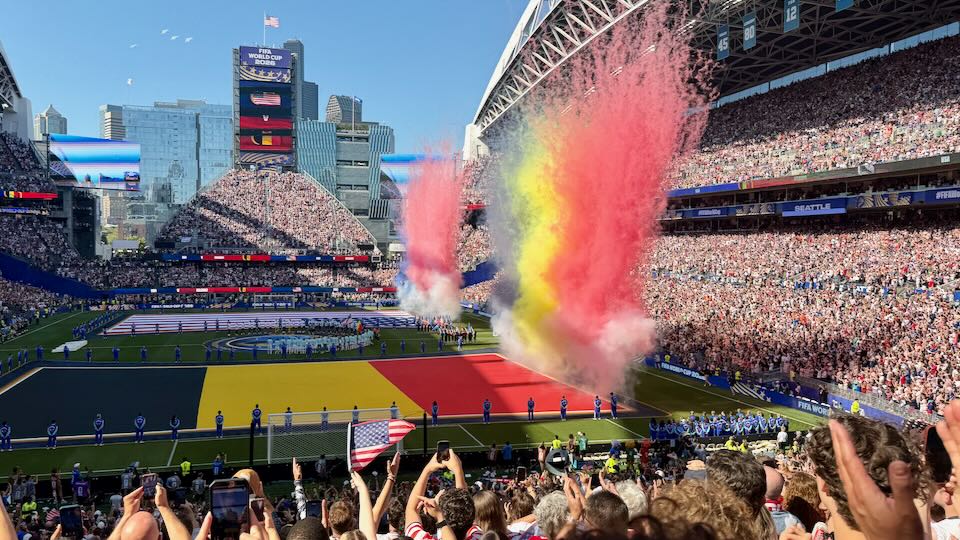 World Cup game in Seattle.
