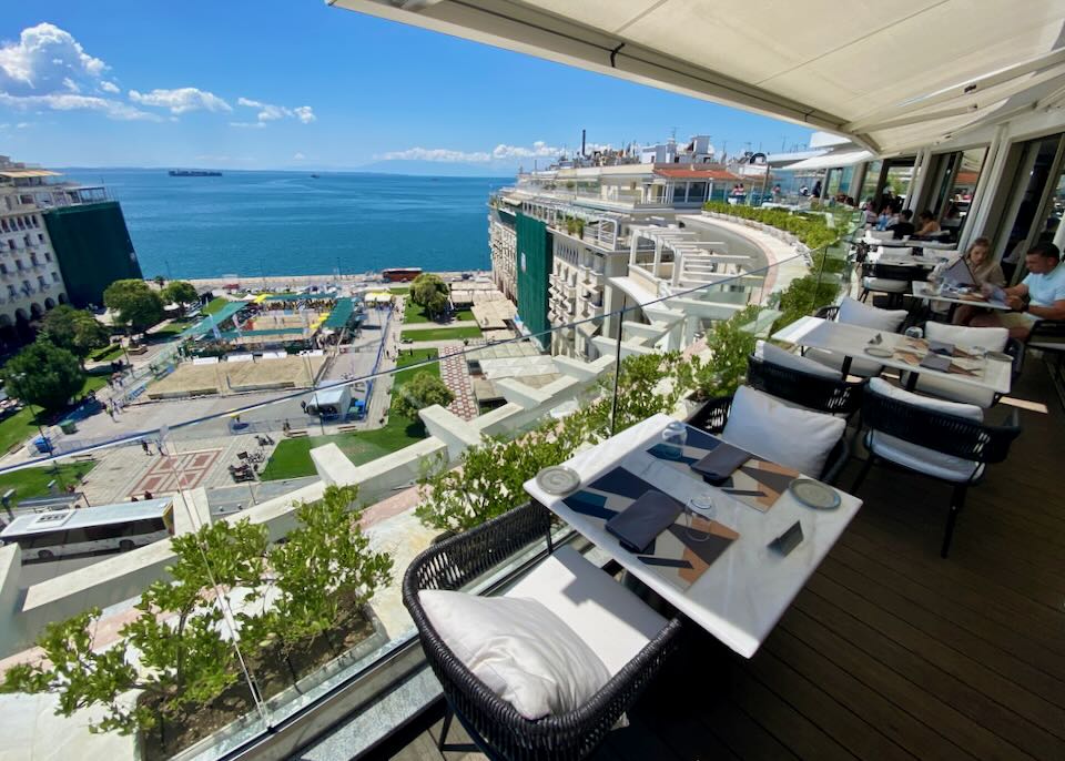 My favorite luxury hotel in Thessaloniki.