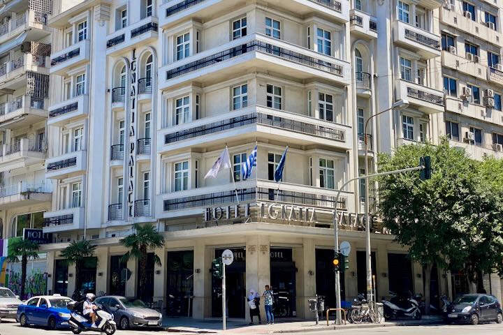 My favorite Thessaloniki hotel near restaurants and shopping.