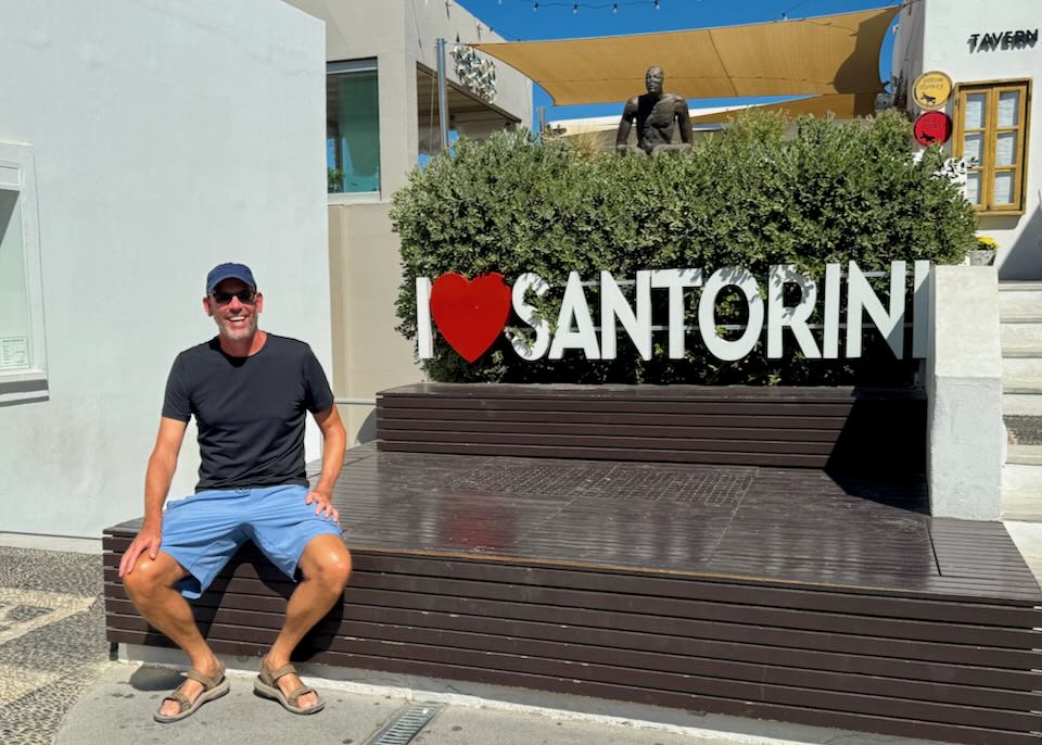 Santorini Dave in Fira, Santorini.