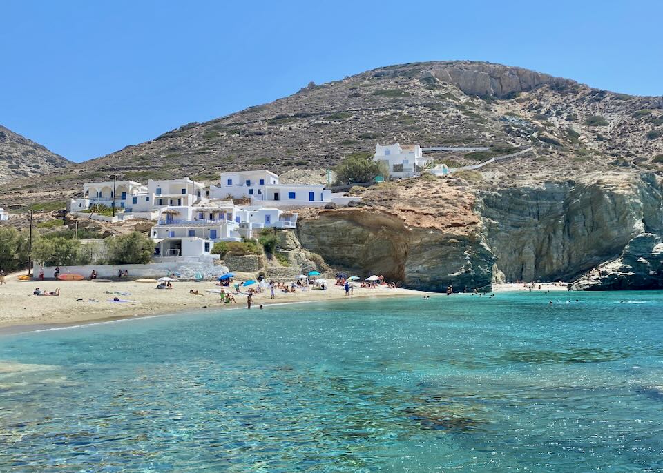 Agali Beach in Folegandros.