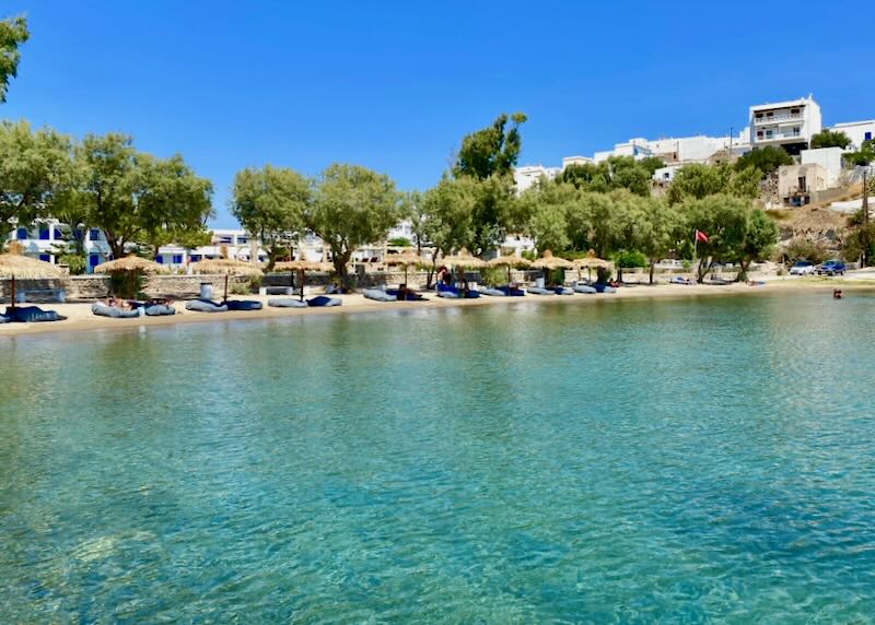 Beach in Adamas, Milos.