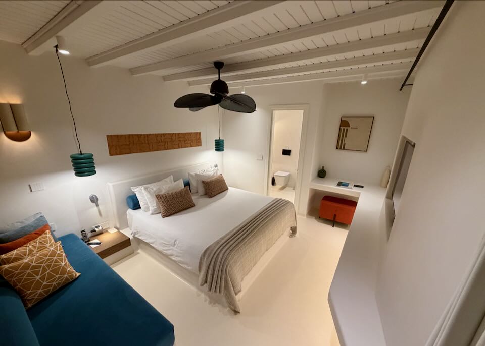 Our room at the Andronis Paros.