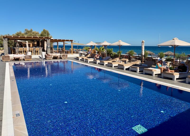 Pool at Sea Breeze hotel.