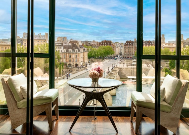 Cheval Blanc Hotel in Paris.