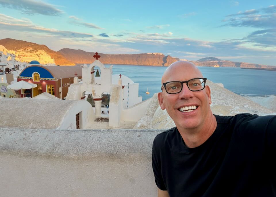 Santorini Dave in Oia.