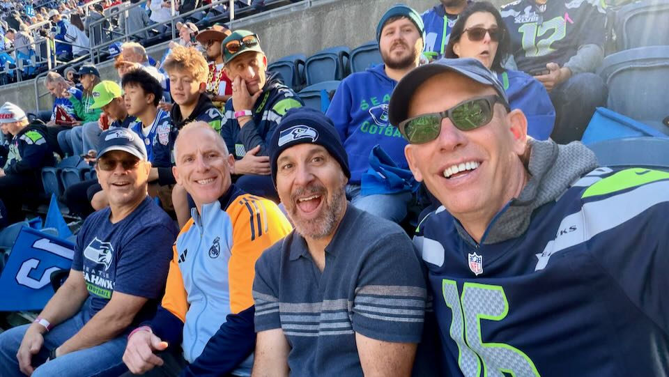 Seahawks game in Seattle.